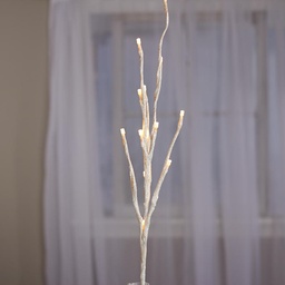 [XA132-WHT] LIGHTED TWIG BRANCH 28&quot;  LED  WHITE