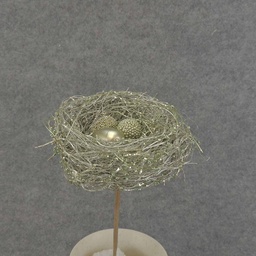 [XA6048] NEST PICK 8&quot; 5&quot;dia W/3 EGGS