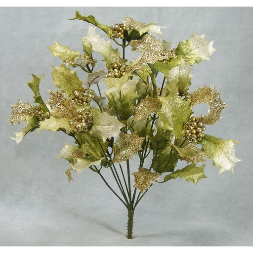 [XB324-GRN] HOLLY BUSH X10 SHINE LAME  GREEN