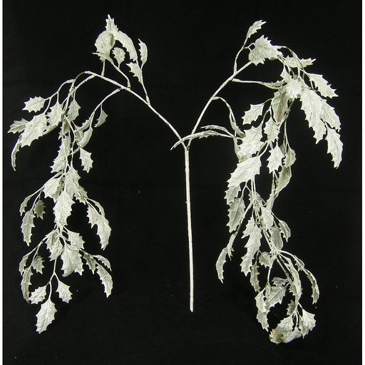 [XB358] HOLLY WEEPING SPRAY 40" FROSTED