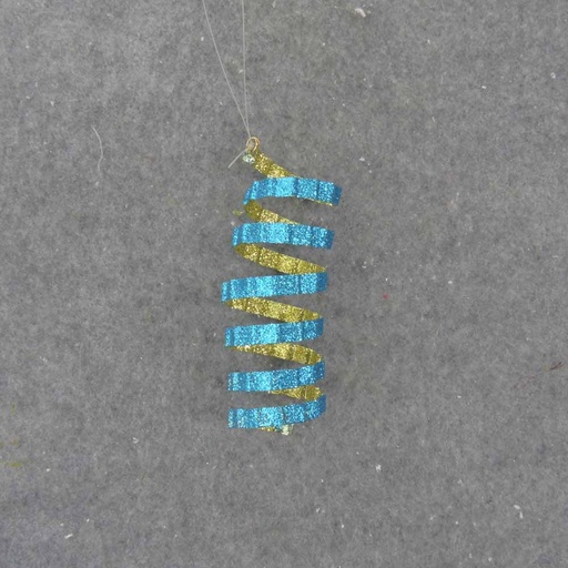 [XA45-BGN] ORNAMENT 5" TIN SPRING