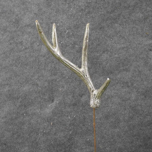 [XA8050-SIL] ANTLER 7.5" ON 8" PICK  SILVER