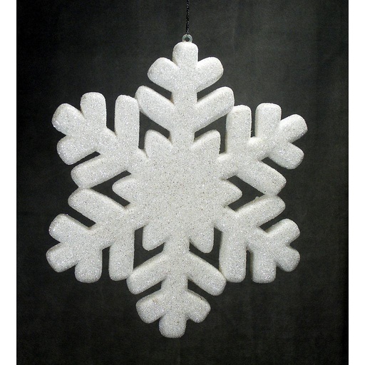 [XB333-WHT] SNOWFLAKE 8" HANGING  (6/BAG)