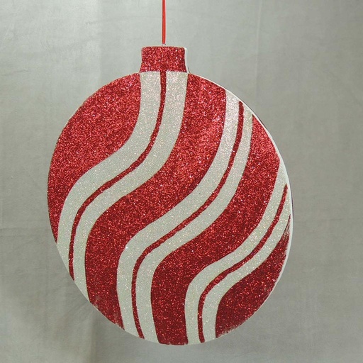 [XB389-RWH] DISPLAY 15" ORNAMENT BALL SHAPE
