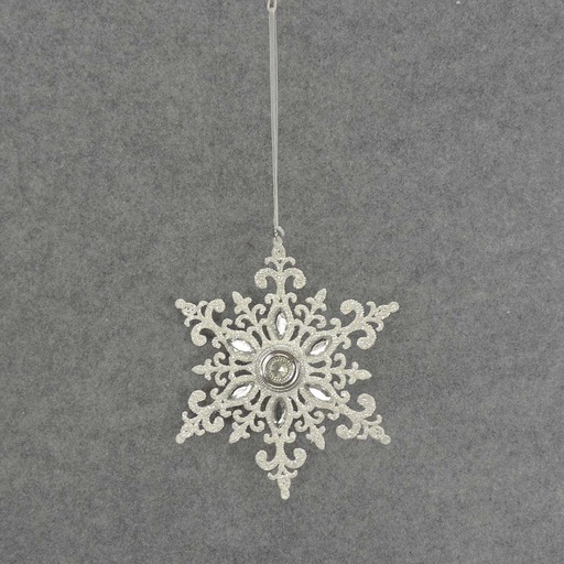 [XB5059] SNOWFLAKE 6" JEWEL ORNAMENT