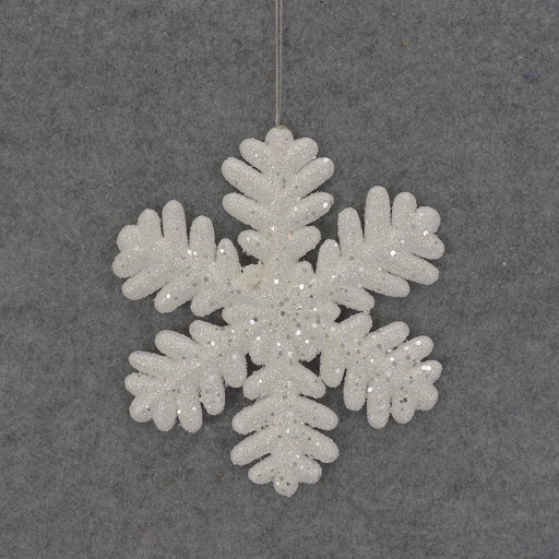[XB6005] SNOWFLAKE DISPLAY w/HANGER 9"