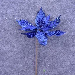 [XA6012-ROY] POINSETTIA PICK 12&quot; 10&quot;dia BLM  ROYAL BLUE