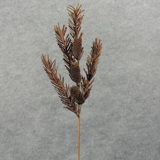 [XA4015-DKB] PINE FOAM SPRAY W/CONES 29"  DARK BROWN