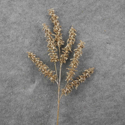 [XA8080-CHA] GLITTER PINE SPRAY 28" X5  CHAMPAGNE