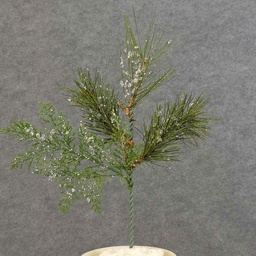 [XB5051] MIXED PINE PICK W/CEDAR &amp; ICE 12&quot;