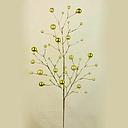 [XA344-GLD] BERRY/BALL GLTER 29" TWIG SPRAY  GOLD