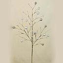 [XA344-SIL] BERRY/BALL GLTER 29" TWIG SPRAY  SILVER