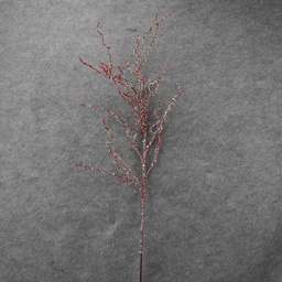 [XA8121-RED] TWIG/BERRY SPRAY 45&quot; FLOCKED  RED