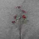 [XA8157-RED] BERRY SPRAY W/LEAVES 33" RED