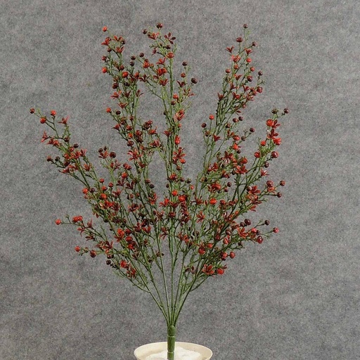 [XB4227-BUR] STAR FLOWER BERRY BUSH 20"