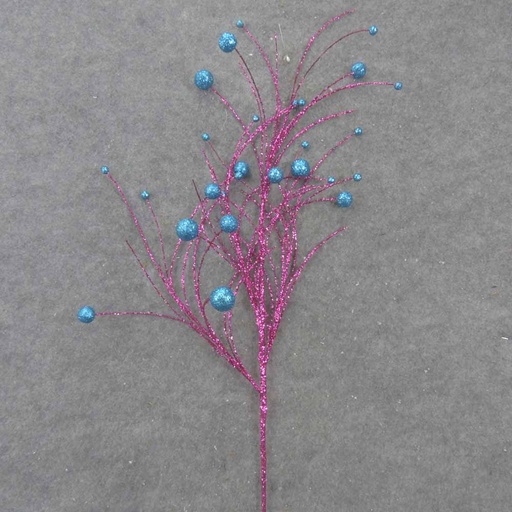 [XA78-FBL] GRASS SPRAY W/BALLS 32"