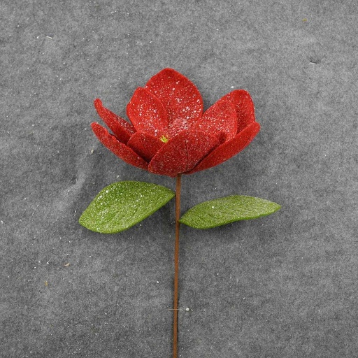 [XA8086-RED] MAGNOLIA BLOOM PICK 14"  RED