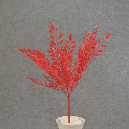 [XB5174] TEA LEAF/RUSCUS BUSH X4 15.5"
