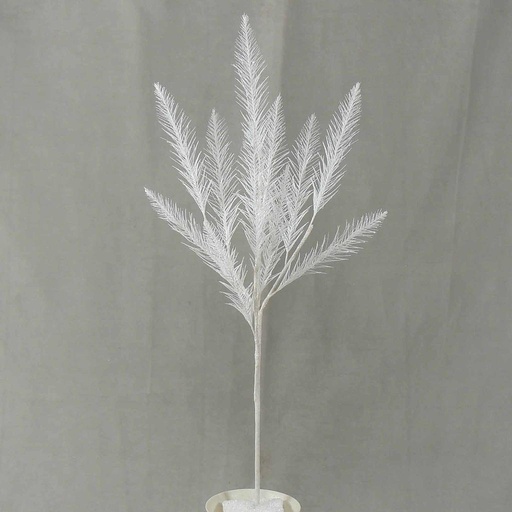 [XA4001-WHT] PINE GLITTER SPRAY X4 24"  WHITE