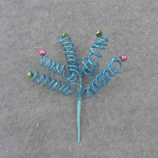 [XA51-BGP] GLITTER SPRING BELL PICK 11"  BLUE/GREEN/PINK