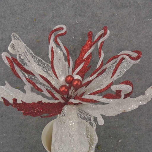 [XA67] POINSETTIA CANDY PICK 8"
