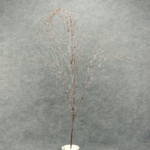 [XB4180-BRN] ICE TWIG GLITTER SPRAY X4 50"