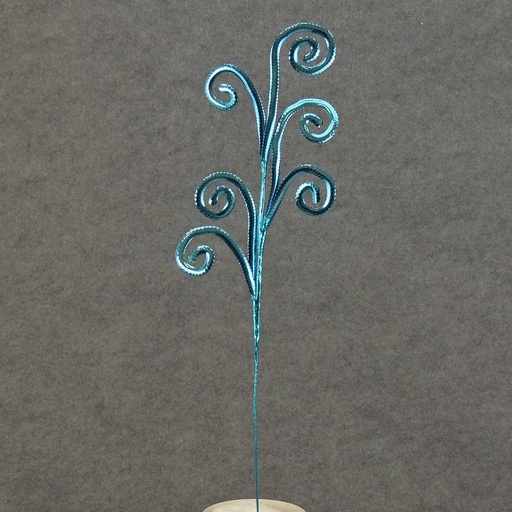 [XB4223-BLU] SEQUIN SWIRL SPRAY  22"  BLUE