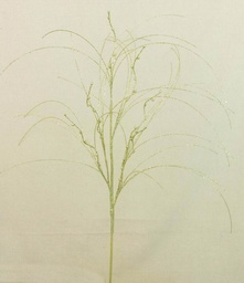 [XA384-MNT] GLITTER TWIG/GRASS SPRAY 34&quot;
