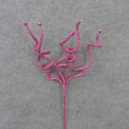 [XA47-FUS] CURLY TWIG BELL SPRAY 21&quot;  FUCHSIA