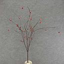 [XA6037] 48" BROWN TWIG SPRAY X10 W/RED BELLS 