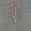 [XA7057] BELL/TWIG SPRAY X5 27" RED