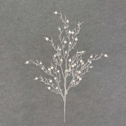 [XA7059] TWIG SPRAY W/ICE WHT BERRIES   