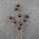 [XA8001] BELL/TWIG SPRAY 28" X3 RUST 9 BELLS