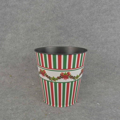 [XR6046] PLANTER TIN 6.75" x 7"