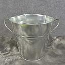 [XR7003] PLANTER TIN GALVANIZED 7x6.75" W/LINER