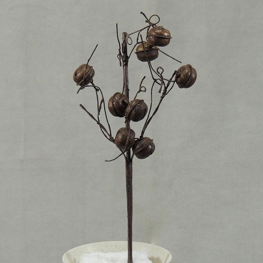[XE4093-RBN] JINGLE BELL PICK 12"  RUSTIC BROWN