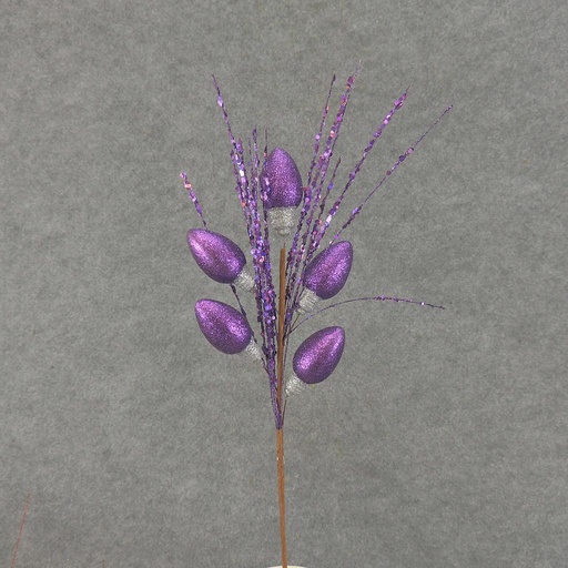 [XG11-PUR] CHRISTMAS LIGHT BULB 18" PIC  PURPLE