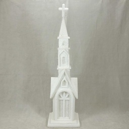 [XJ4068] CHURCH WHITE LED 33&quot;x9&quot;x7.5&quot;