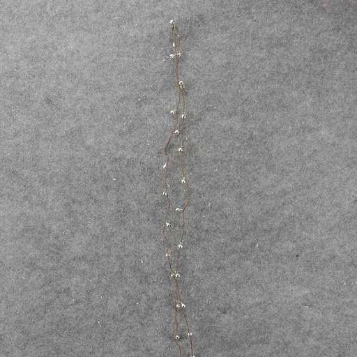 [XL8072-SIL] JINGLE BELL GARLAND  6.5'  SILVER