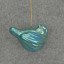 [XM5021-BLU] BIRD ORNAMENT BACK FACING 3"  BLUE