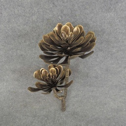 [XB7006-GLD] SUCCULENT PICK 11&quot; X2  GOLD