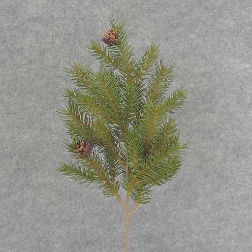 [XB6112-GRN] PINE SPRAY w/CONES X9 18"  GREEN