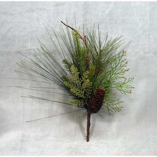 [XG387] PINE LONG NEEDLE/CONE SPRAY 13"