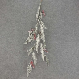[XL7039] PINE GARLAND W/SNOW&amp;BERRY 43&quot;