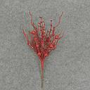 [XB6154-RED] BERRY/TWIG PICK 12" (6/BAG) W/GLITTER  RED