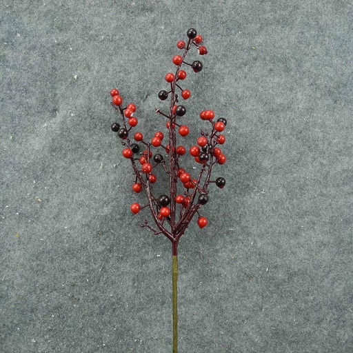 [XB8039] BERRY/TWIG SPRAY 18"
