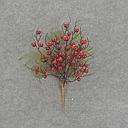 [XE7014] BERRY BUSH MINI W/LEAVES  14"