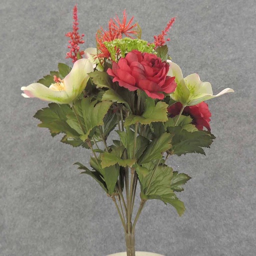 [XE6047] RANUNCULUS/HELLEBORUS/LVDR/DILL BUSH X13 14.5"