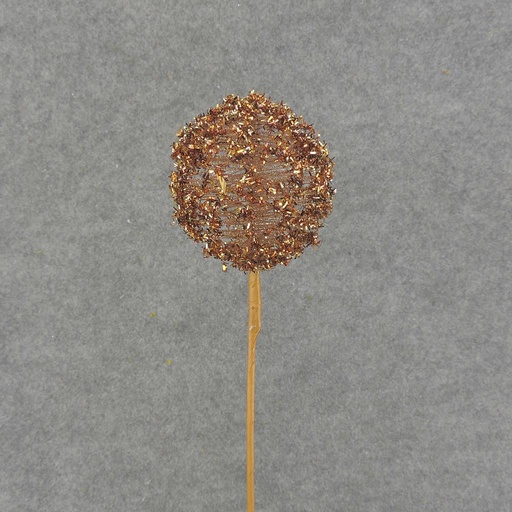 [XE6074-RGD] BALL 4" dia ON 16" STEM RUST/GD
