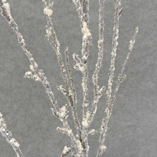 [XB6219] TWIG SPRAY w/SNOW X6 40"